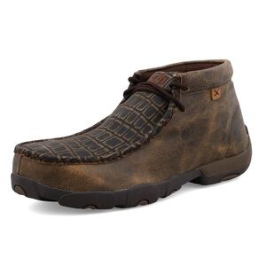 Twisted X Men's Work Alloy Toe Brown Chukka Driving Moc Boot
